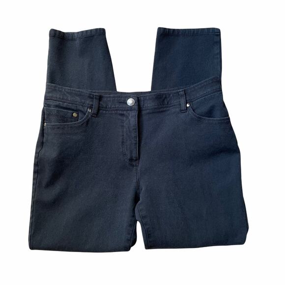 Chico’s Black 5 Pocket Stretch Jeans Size 8 - Picture 1 of 6